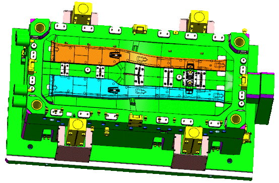 Large scale injection molding