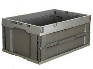 Collapsible crate mould