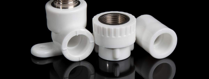 Pipe fitting injection moulding