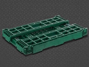 folding crate mold