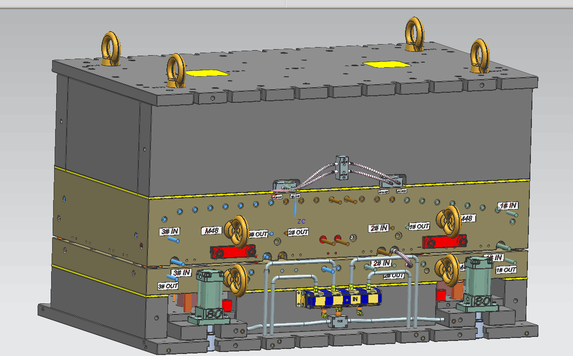 Plastic injection molding tool