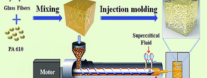 moulage par injection de PA chargé de verre