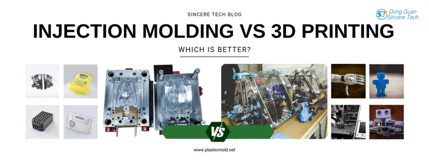 injection molding vs 3D printing